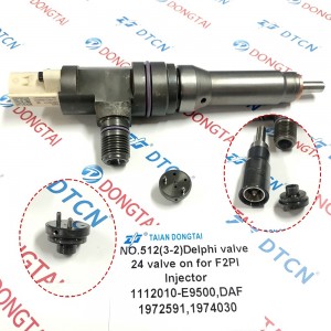NO.512(3-2) Delphi valve  24 valve on for F2PI  Injector 1112010-E9500,DAF  1972591 1974030