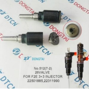 NO.512(7-2) 26 valve for F2E 3+3 injector 22501885, 22311990