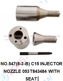 547(8-3-B) C15 INJECTOR NOZZLE 053T843484 WITH SEAT 