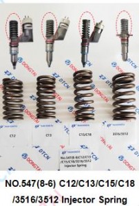 NO.547(8-6) C12/C13/C15/C18 /3516/3512 Injector Spring