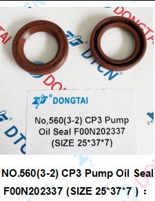 NO.560(3-2) CP3 Pump Oil Seal F00N202337 (SIZE 25*37*7 )