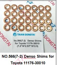NO.566(7-2) Denso Shims for Toyota 11176-30010 (7.2x16x2.5/7x16x2.5)
