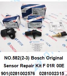 NO.582(2-3) Bosch Original Sensor Repair Kit F 01R 00E 901(0281002576   0281002315 , 0281002209)