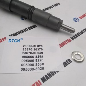 DENSO Common rail Injector 23670-0L020 23670-30370 23670-0L050 095000-829#  095000-8220 095000-856# 095000-592# For TOYOTA Hilux Vigo 1KD-FTV 3.0L