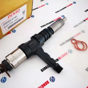 Denso Common Rail Injector 095000-6140 for Komatsu SAA6D140 6261-11-3200