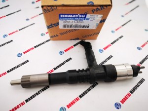 Common Rail Injectors 095000-6640 for Komatsu SAA6D125E-5 6251-11-3200