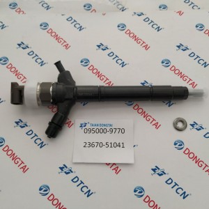 DENSO Common rail injector 095000-9770, 23670-51041 For TOYOTA Land Cruiser 1VD-FTV Engine