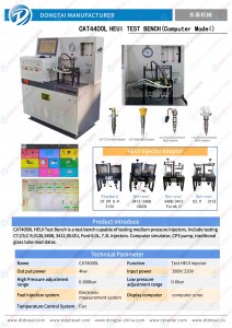 CAT4400L HEUI C7 C9 C-9 3126 INEJCTOR TEST BENCH