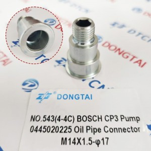NO.543(4-4C) BOSCH CP3 Pump 0445020225 Oil Pipe Connector M14X1.5-φ17