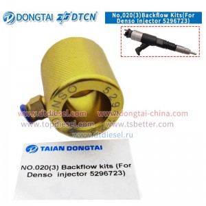 NO.020 (3)Backflow Kits (For Denso Injector 5296723)