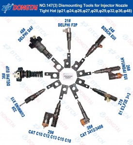 NO.147(3) Dismounting Tools for Injector Nozzle Tight Hat (φ21,Ф24,Ф26,Ф27,Ф28,Ф29,Ф32,Ф36,Ф48)