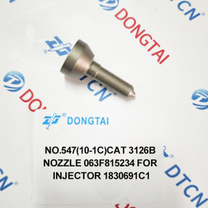 NO.547(10-1C)CAT 3126B Nozzle 063F815234 for injector 1830691C1