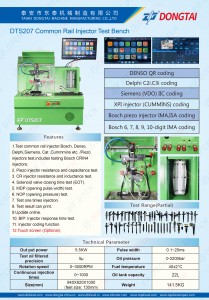 DTS/EPS207 Common Rail Injector Test Bench