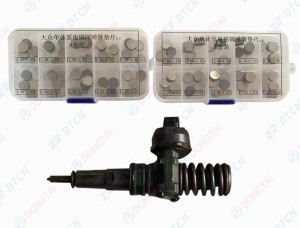NO.156(3-2) BOSCH VW EUI Solenoid Valve Spring Adjustment Shims,  Size 1.60-2.00, 0.02/kind， 20kinds×5pcs=100Pcs