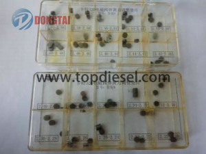 No,121(1) CAT 320 Solenoid valve spring force adjustment Shims:(2.20-2.60) 20Kinds x 5Pcs=100PCS