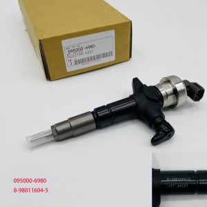 DENSO Diesel  injector 8-98011604-5 095000-6980 for Isuzu Holden 3.0l 4jj1