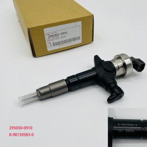 Common rail fuel injector 295050-0910, 295050-0911, 295050-1900 for ISUZU 8982601090, 8-98260109-0, 8981595831