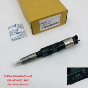 095000-6480 / JOHN DEERE RE546776, RE528407, RE529149 COMMON RAIL INJECTOR